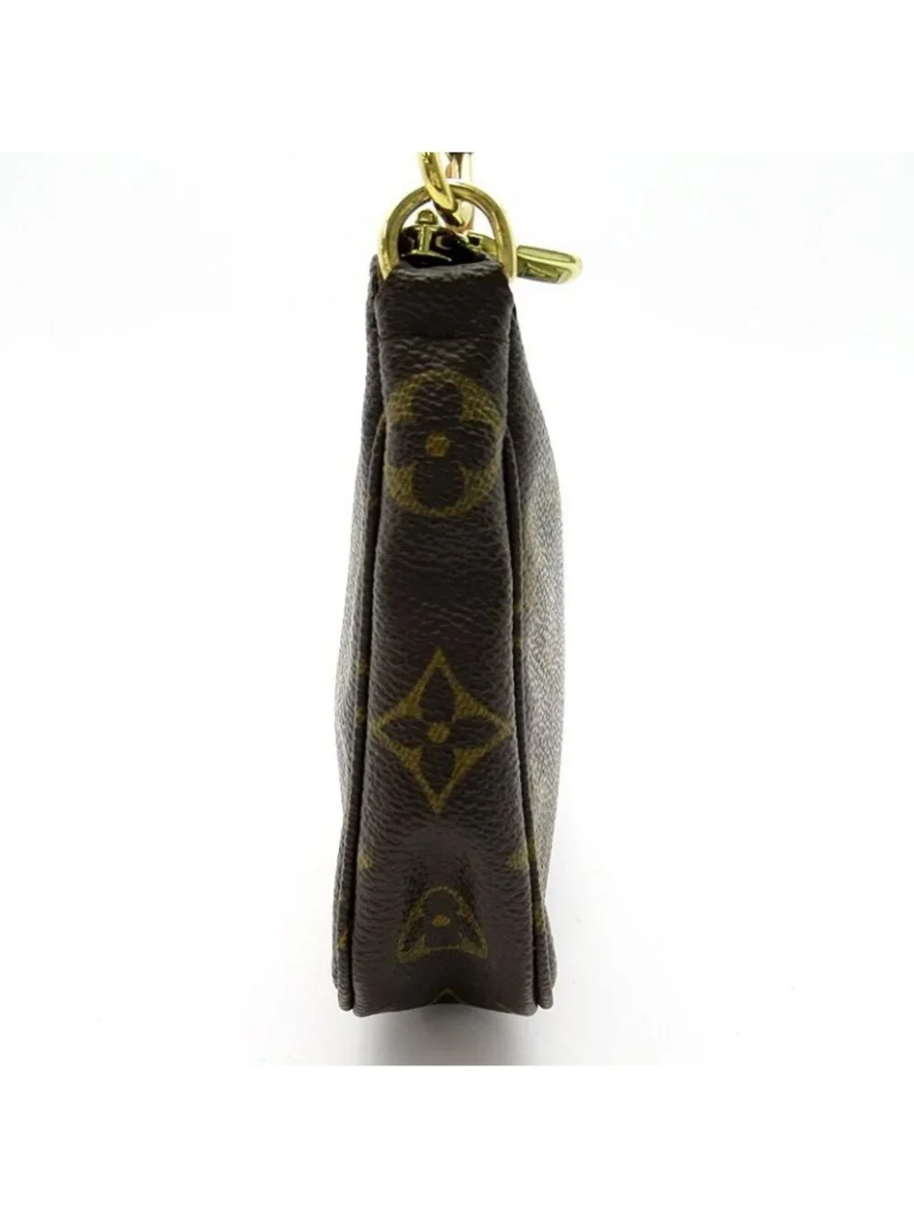 Louis Vuitton Pochette Soirle Monogram Handbag Brown